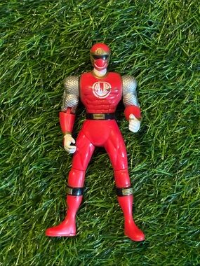 Vintage Bandai Red Power Ranger Action Figure - Kids Toys